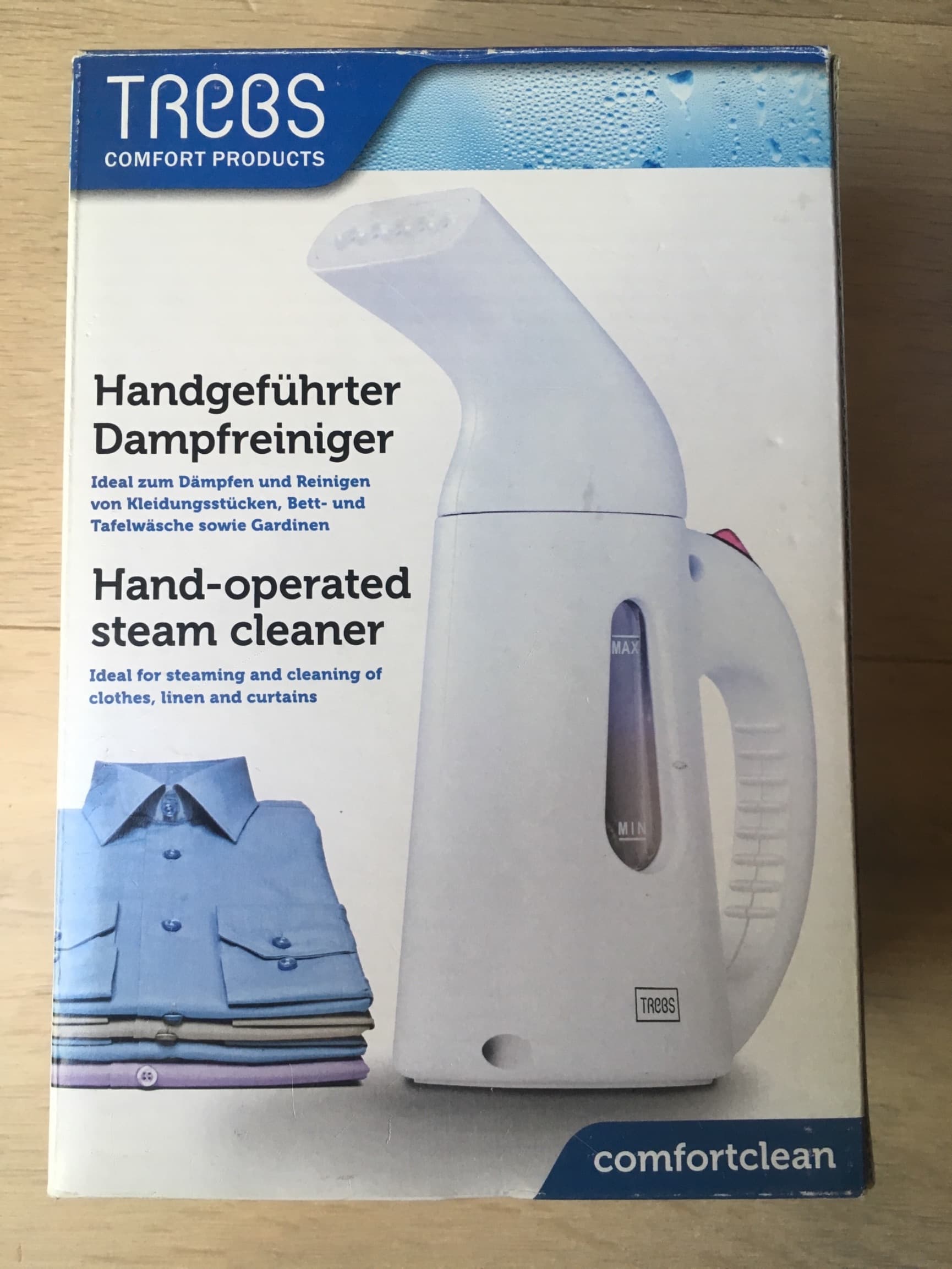 Stoomreiniger. 800 watt. Voor het stormreinigen van gordijnen, kleding, bank.