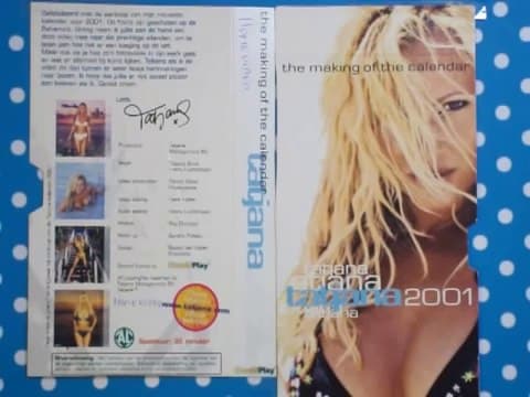 Tatjana - The Making Of The Calendar On The Bahama's (Tatjana Simic) 24 Januari 2001. - DVD & MP4