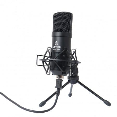 devine microfoon usb met popfilter