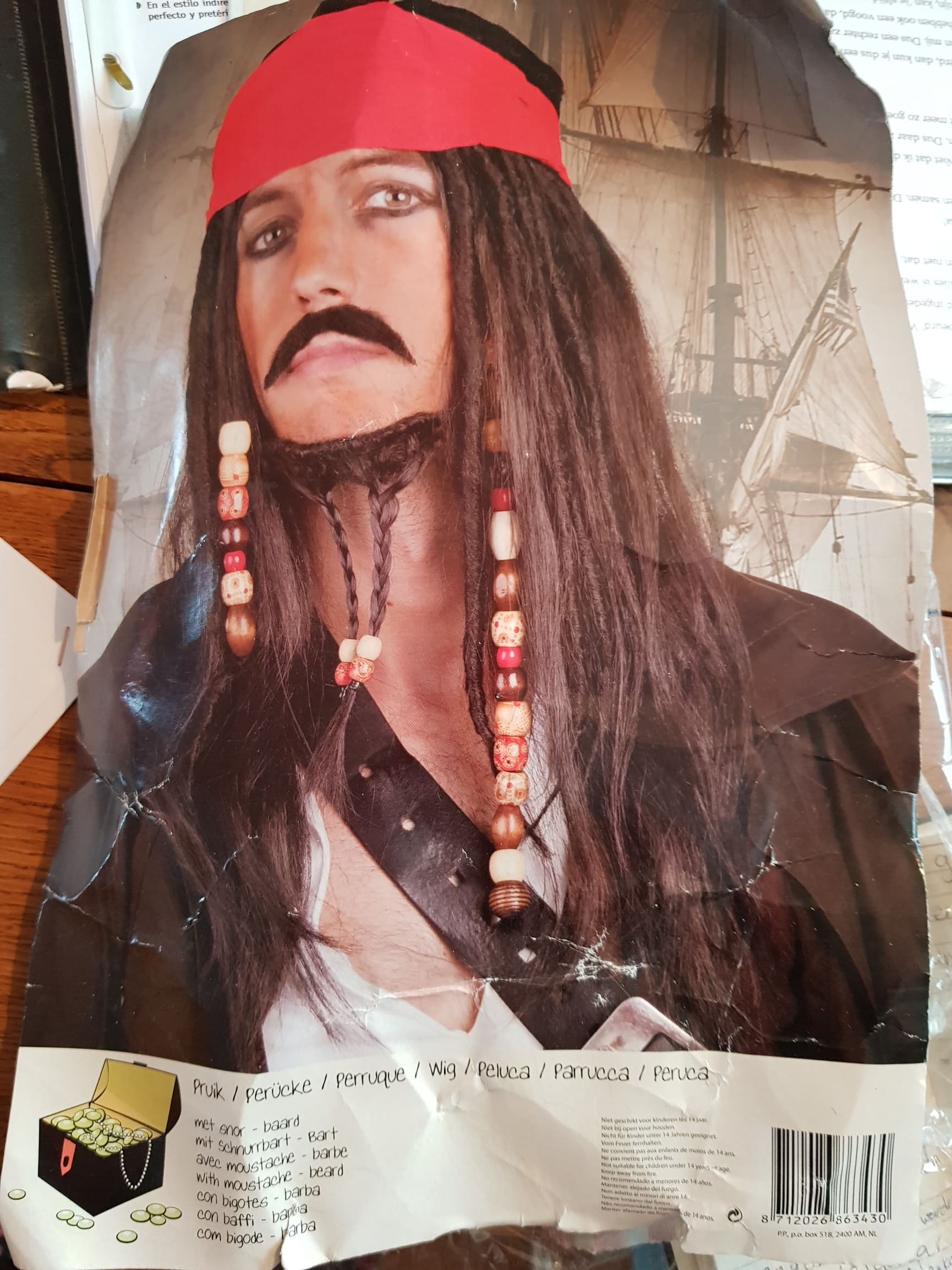 Piratenpak / accessories film personage Jack Sparrow