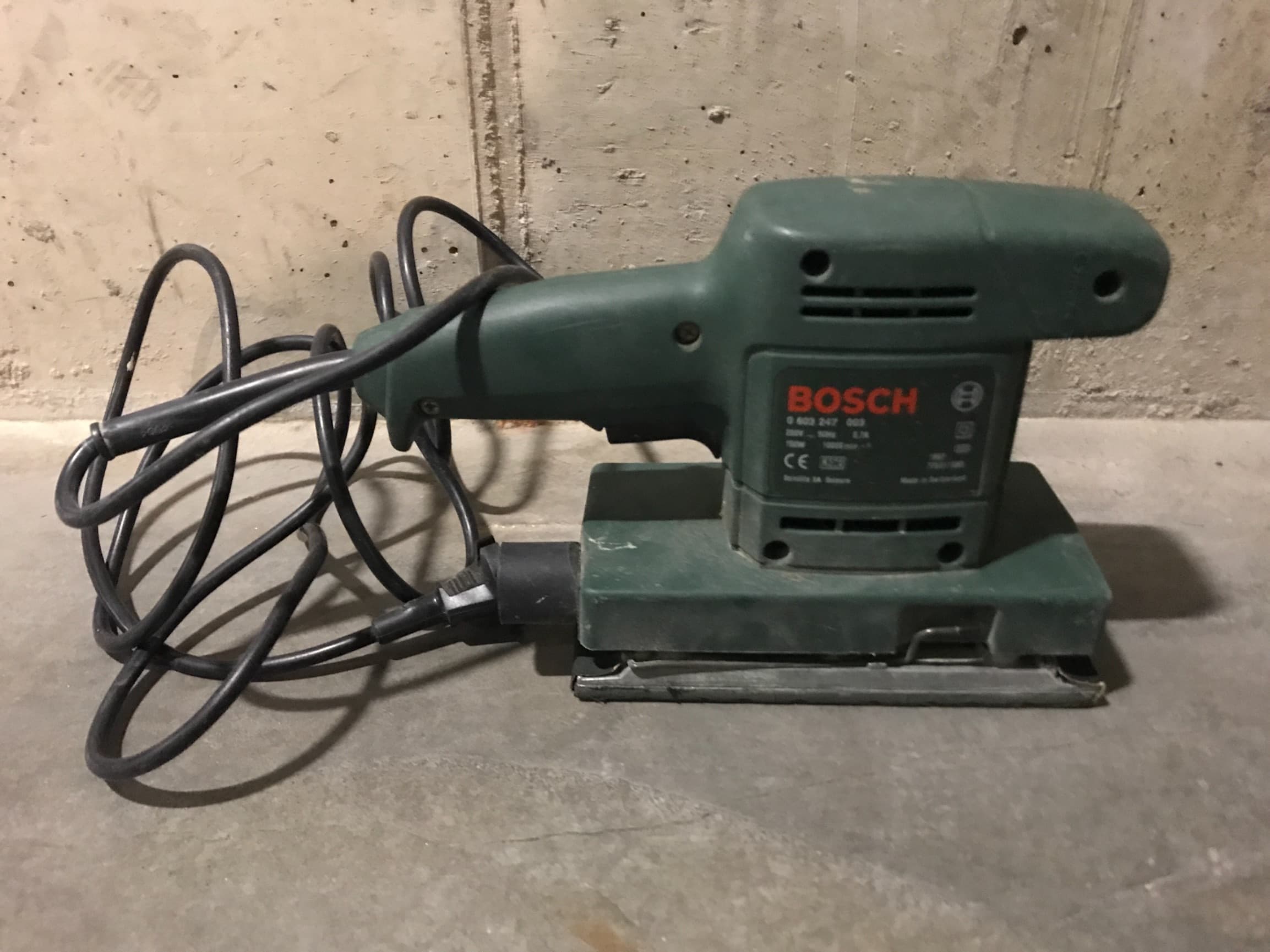 Vlakschuurmachine 