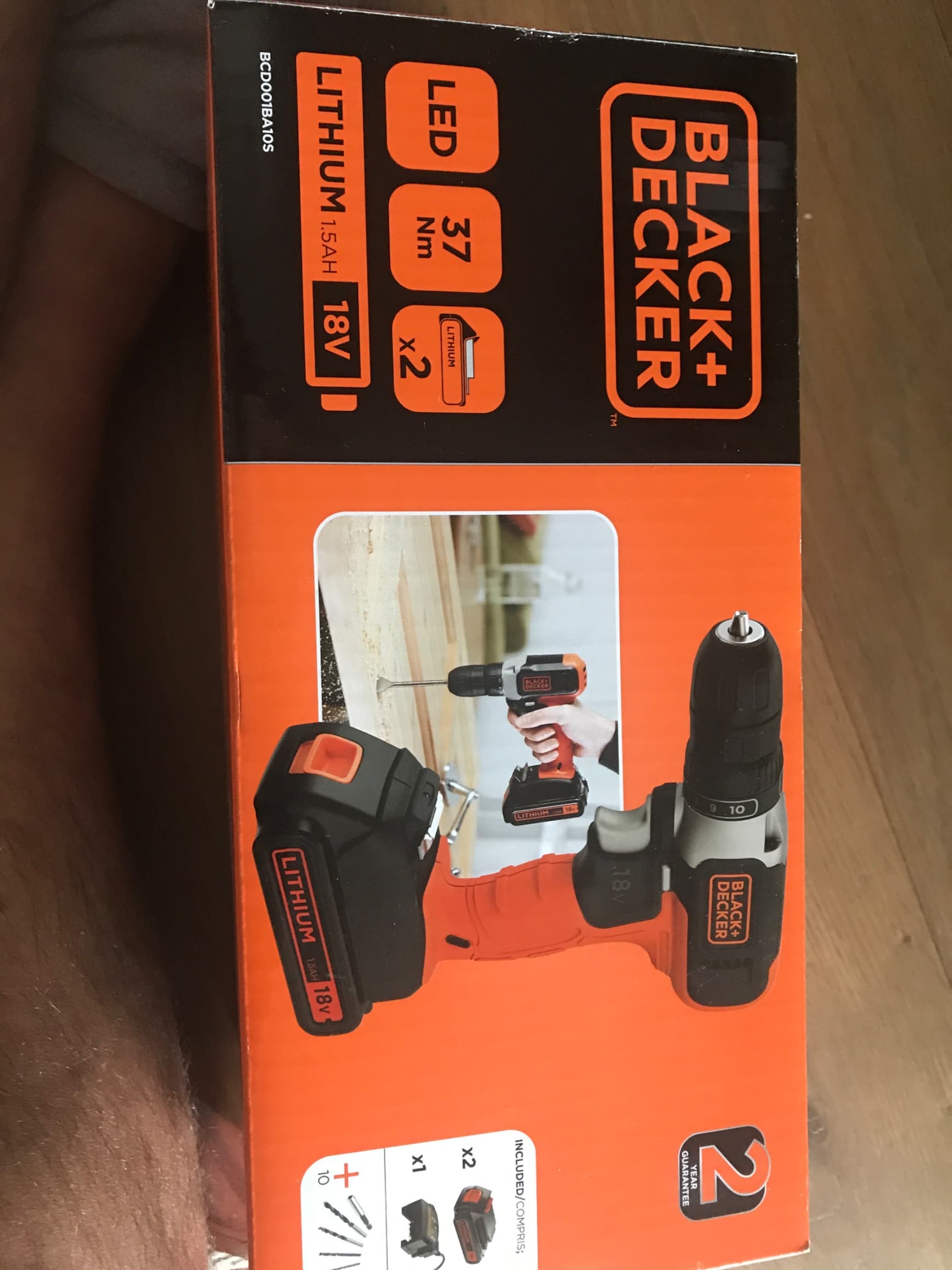 Black + Decker accuschroef boormachine 