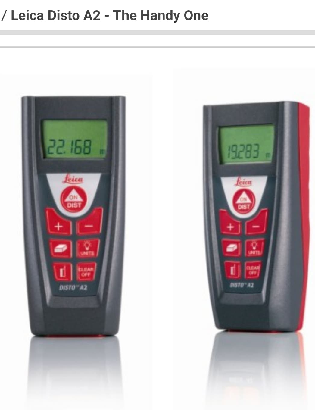 laser afstandsmeter