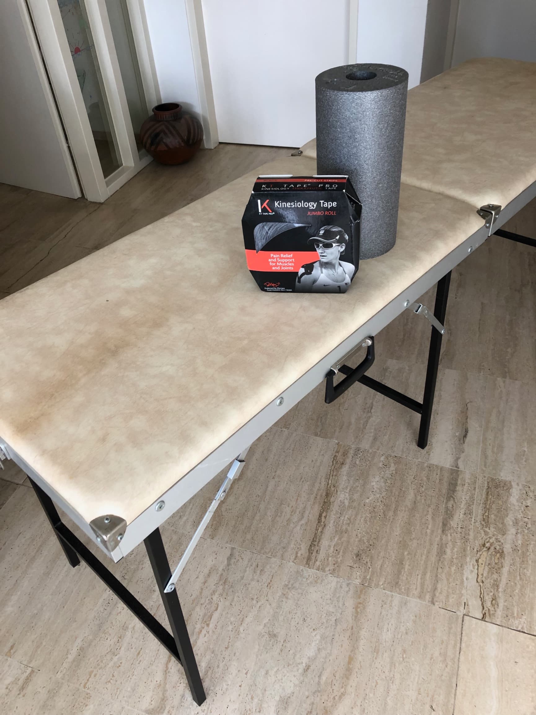 Professionele massagetafel makkelijk inklapbaar