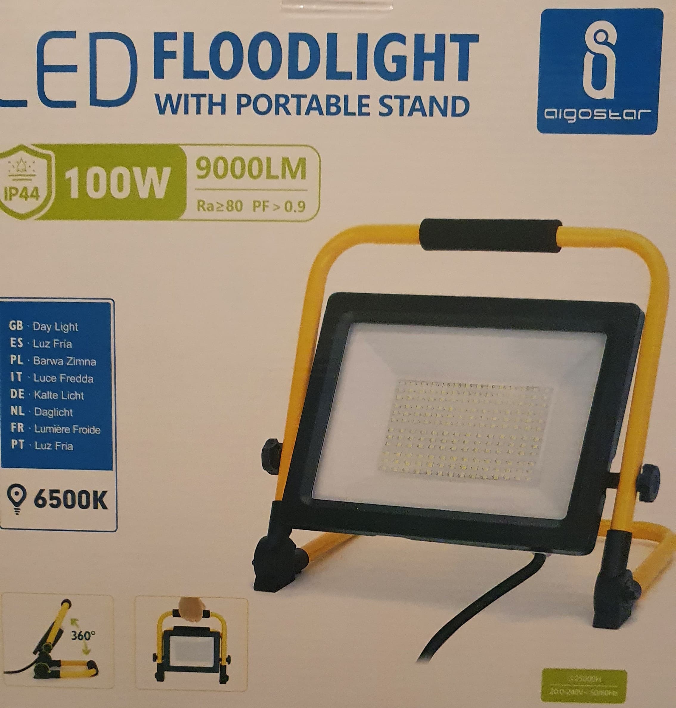 bouwlamp LED 9000 Lumen