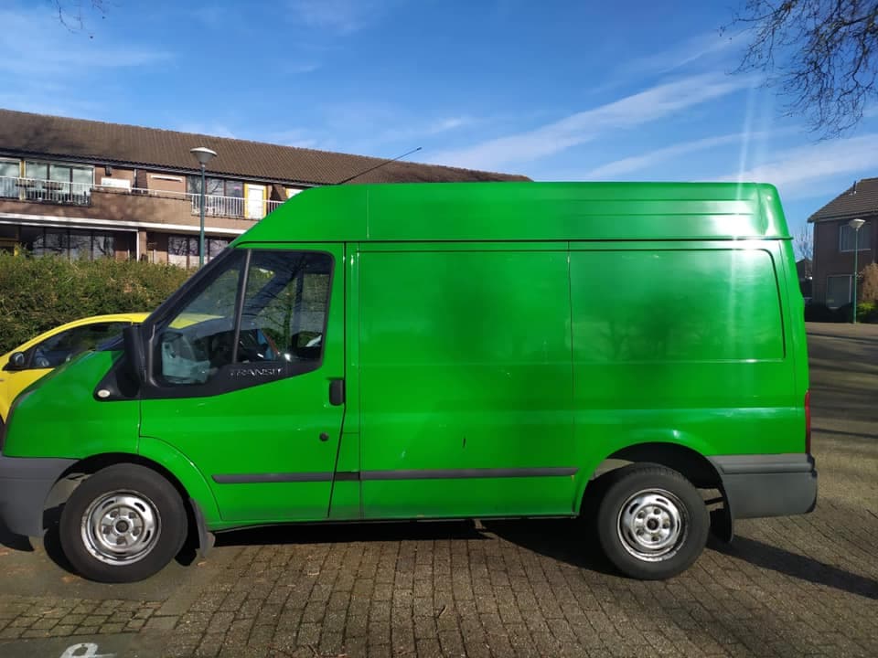 Bus Ford Transit laadruimte 2,5x3m