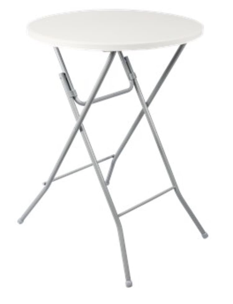 Statafel, partytafel, receptietafel met zwarte hoes