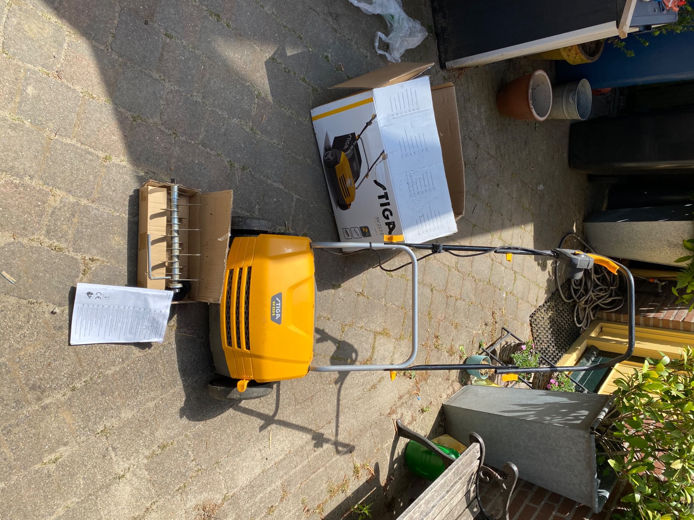 verticuteermachine elektrisch