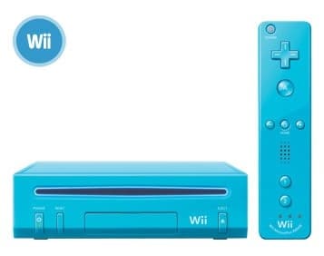 Blauwe Nintendo Wii