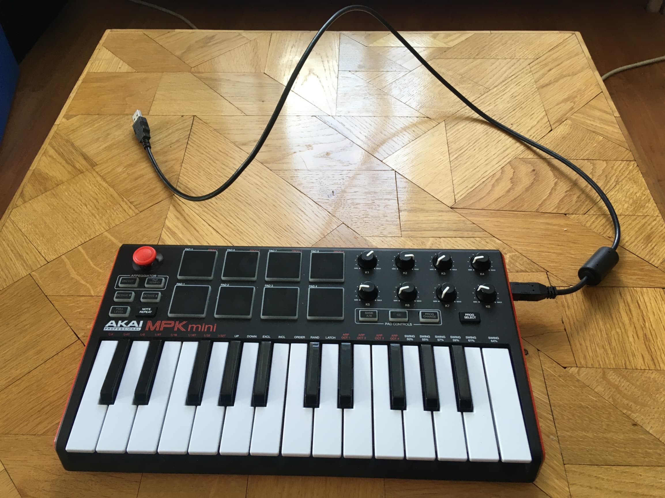 Akai MPK mini keyboard