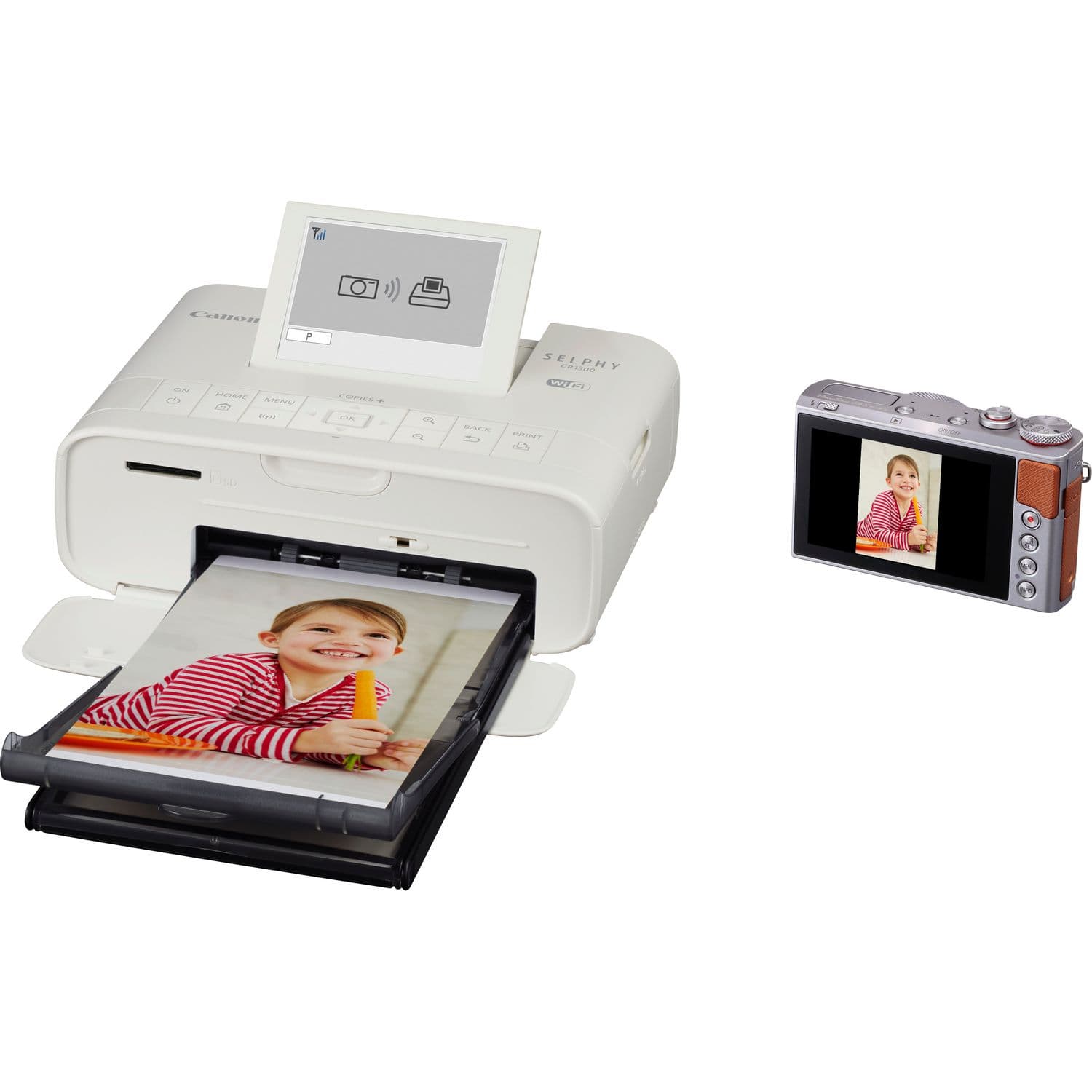 Fotoprinter (canon selphy 1300) incl papier