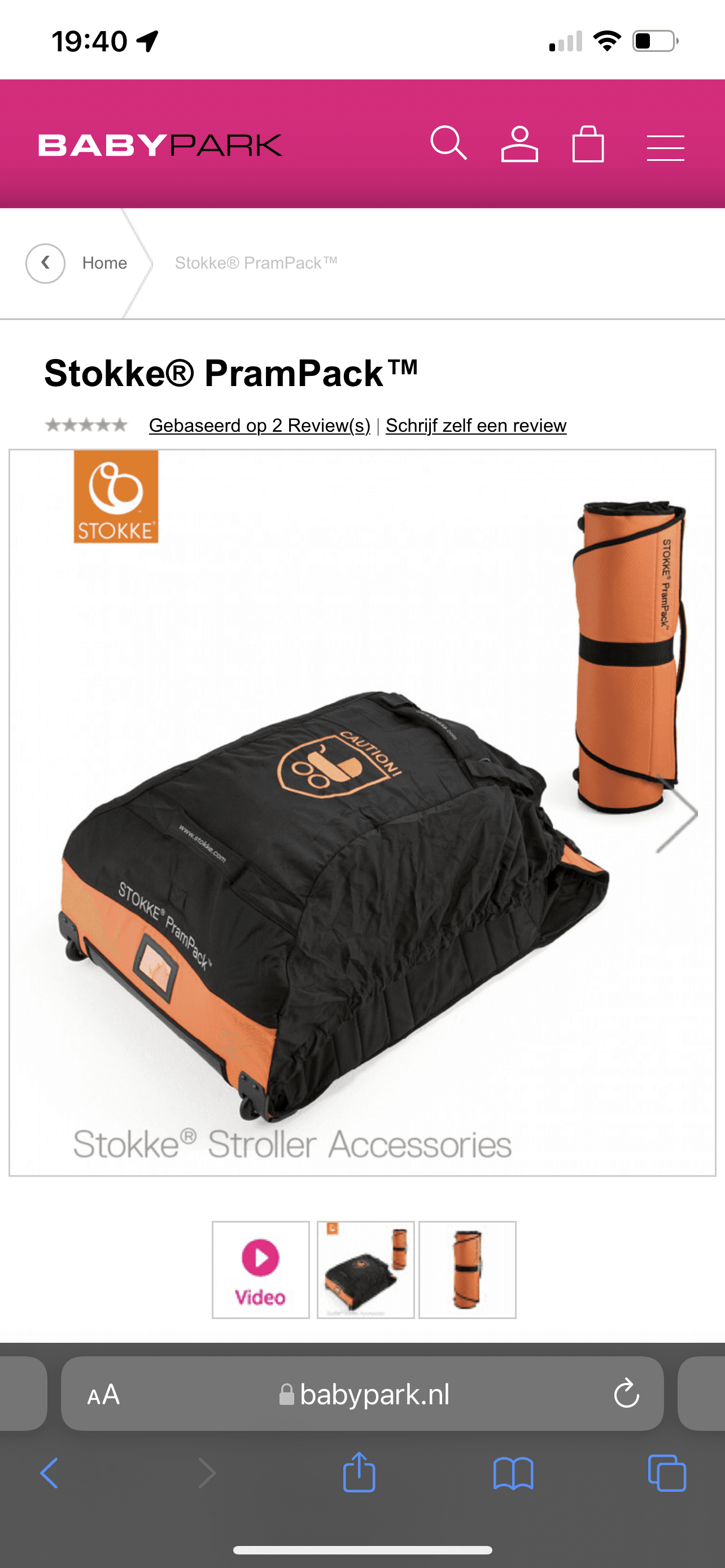 Stokke prampack