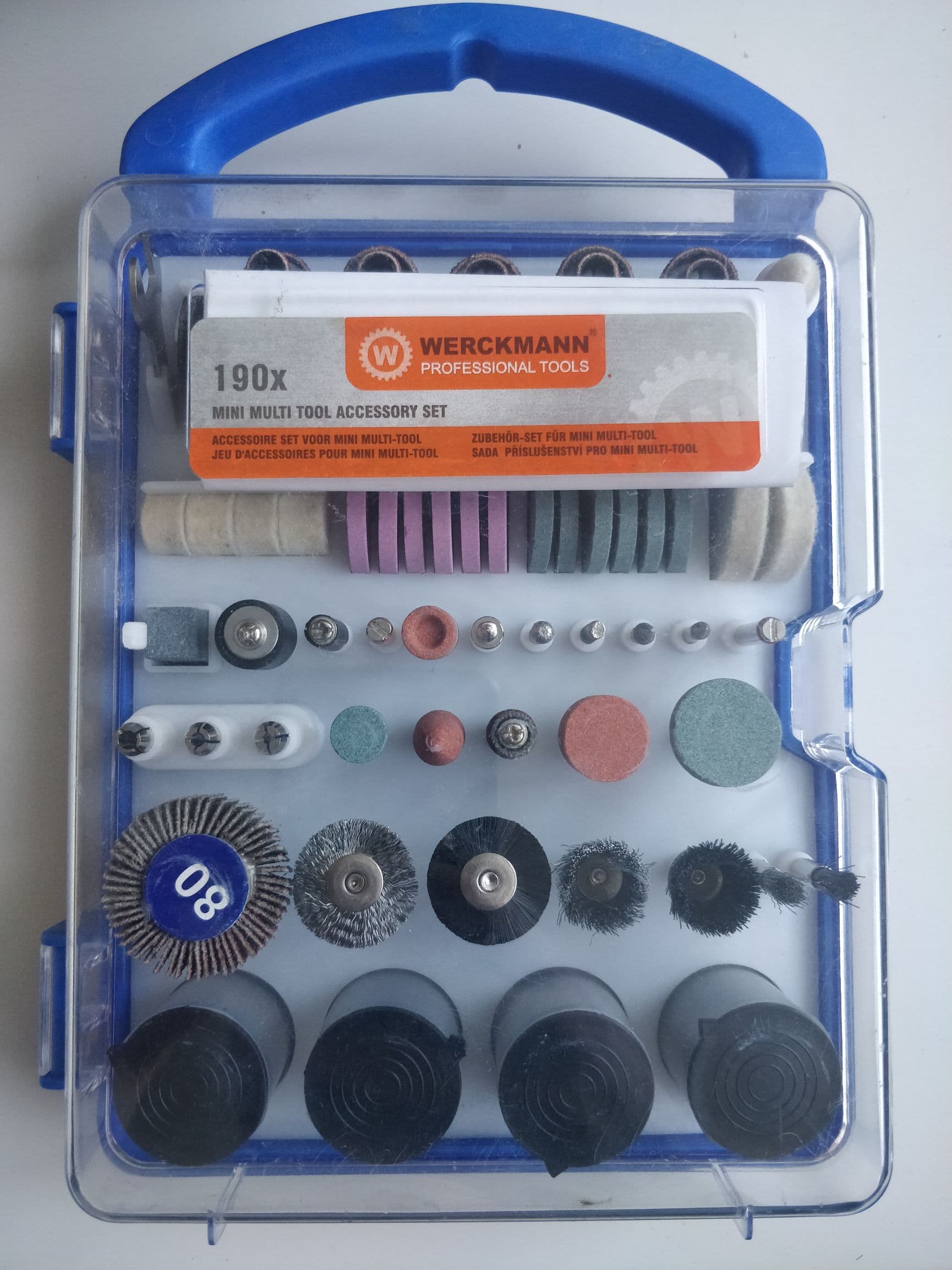 Mini multy tool accessory set werckmann