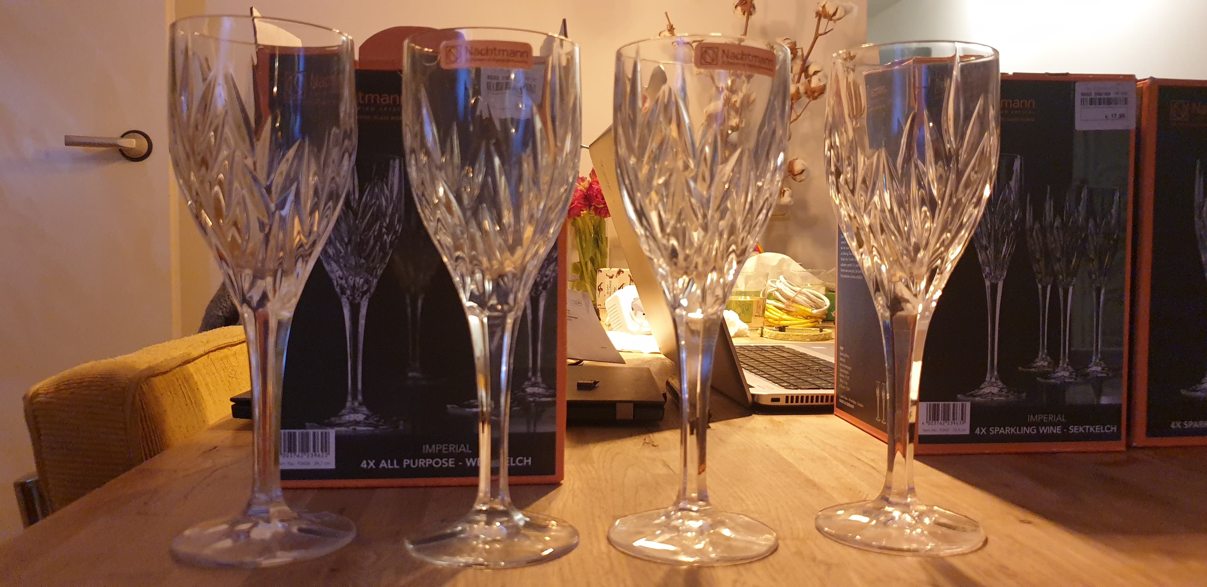 Witte wijnglazen Nachtmann Imperial