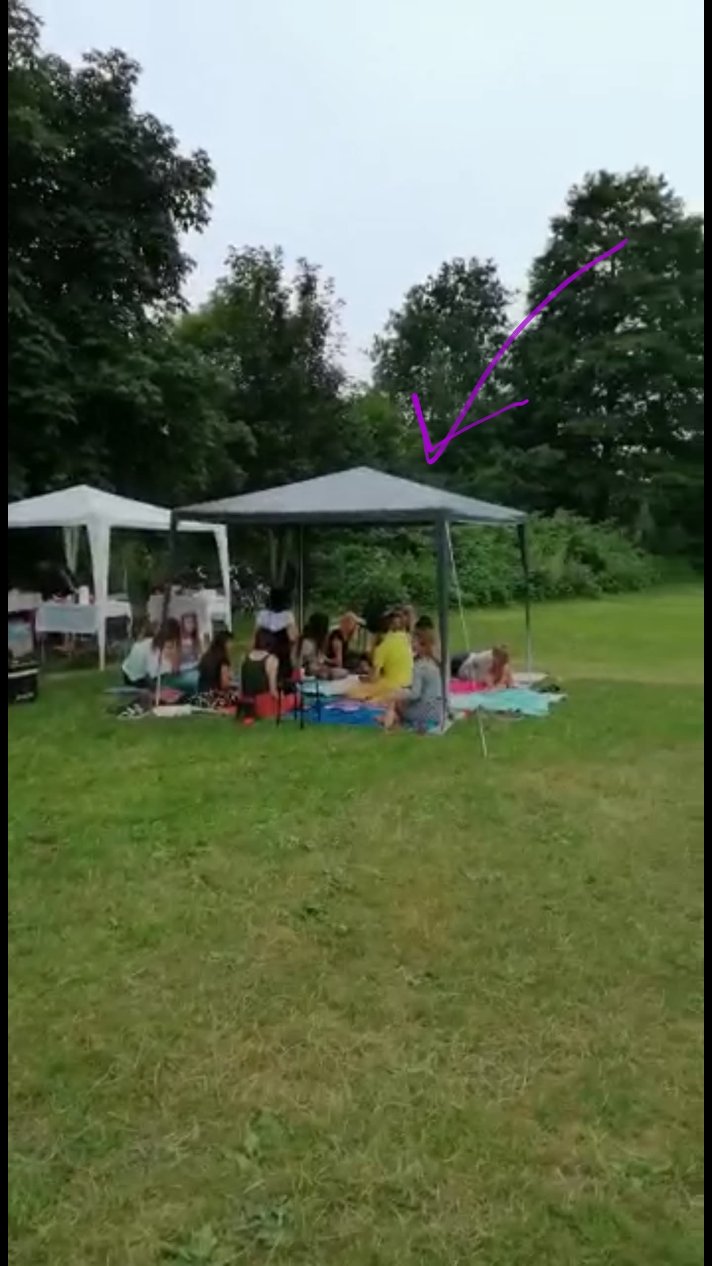 partytent zonder zijwanden