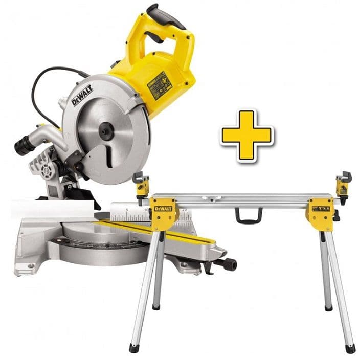 Dewalt afkortzaag incl onderstel