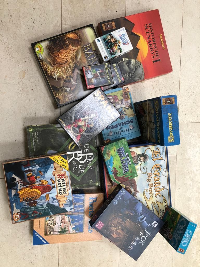Diverse bordspellen te huur