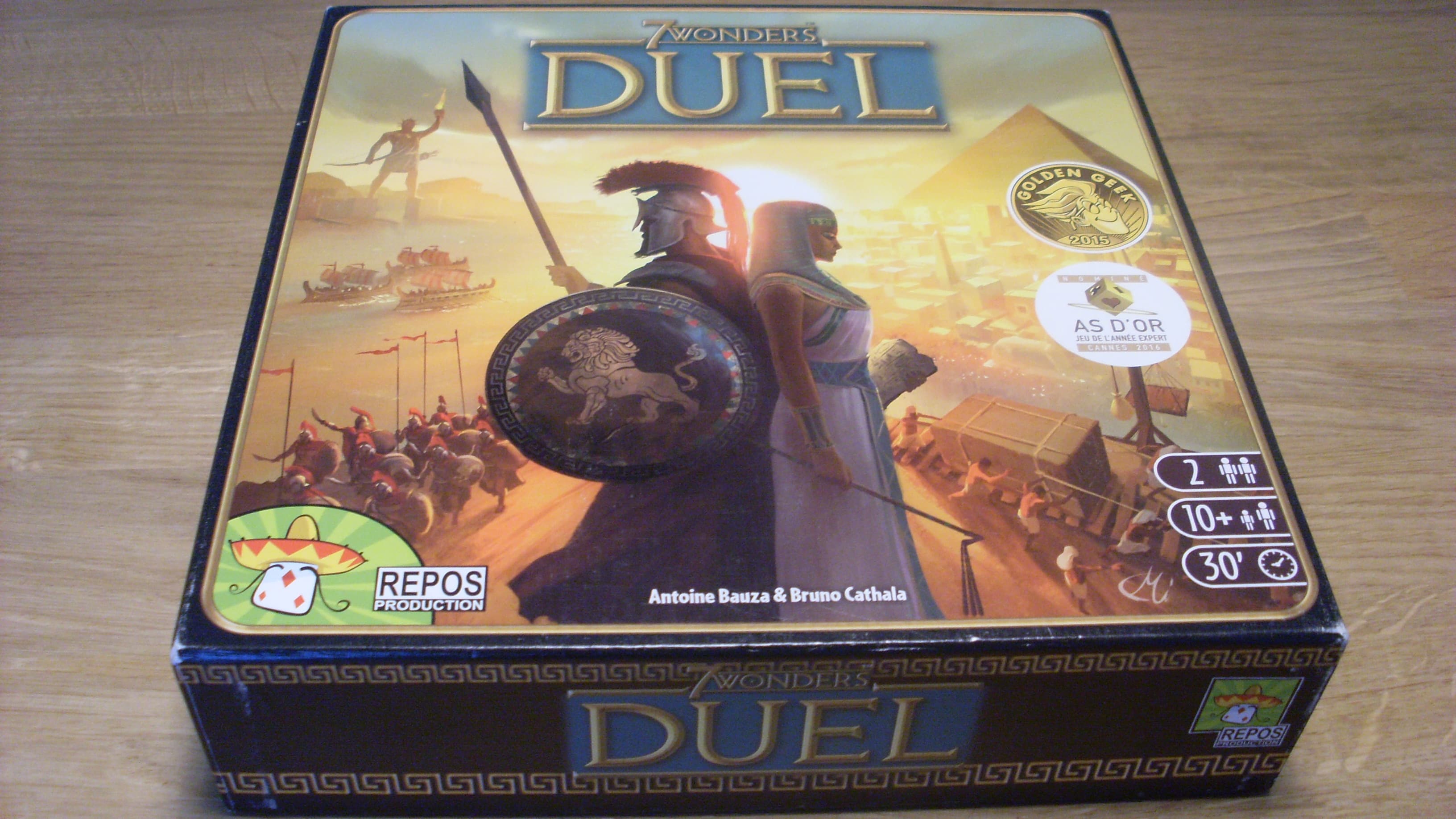 7 Wonders Duel + Pantheon en solovariant (NL)