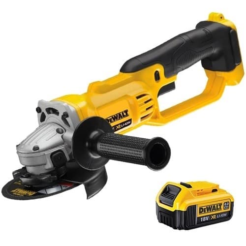 Slijptol, haakse slijper DeWalt 18V met 2xAccu en oplader!