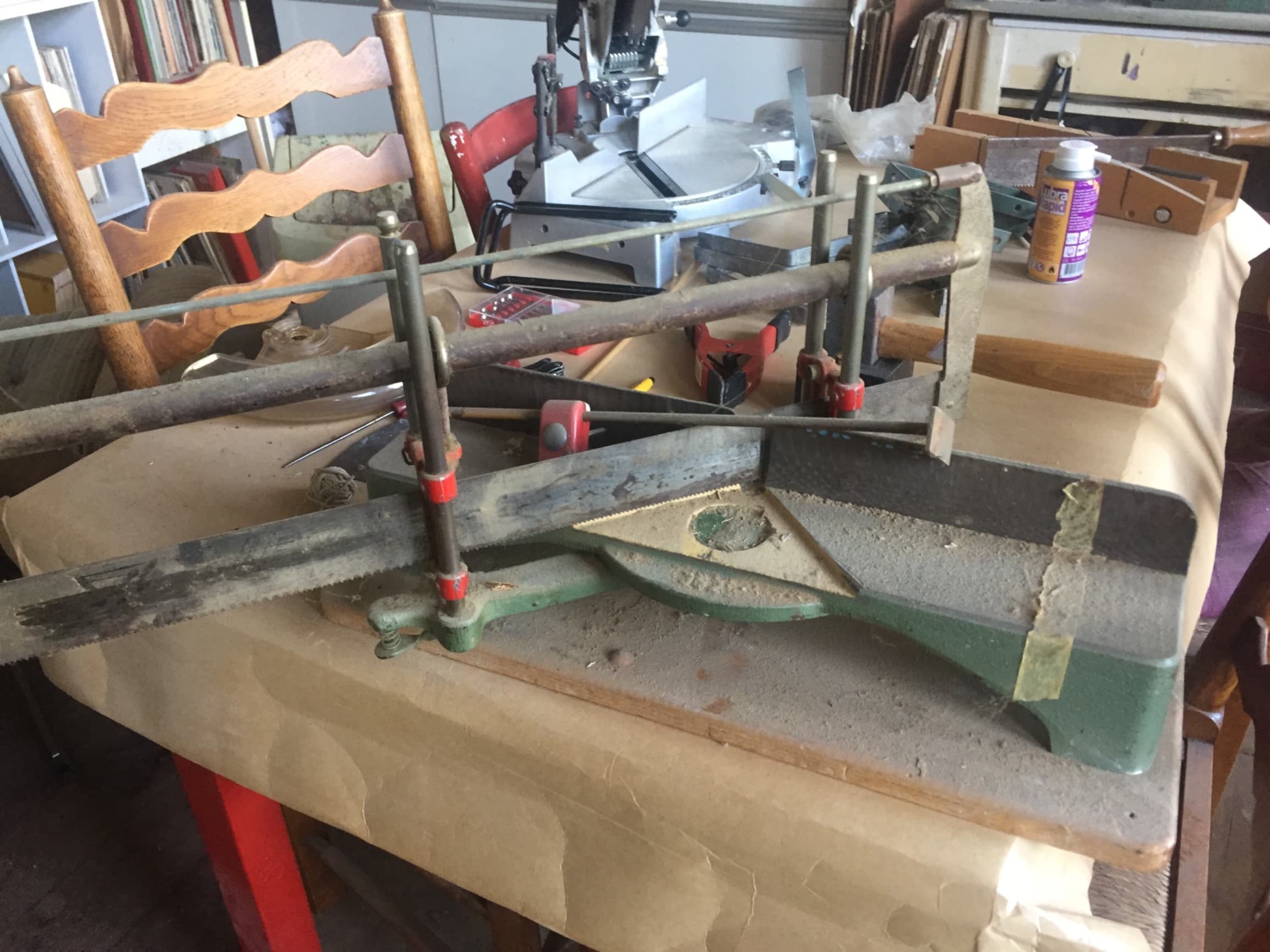 verstekzaag hout kunststof en metaal