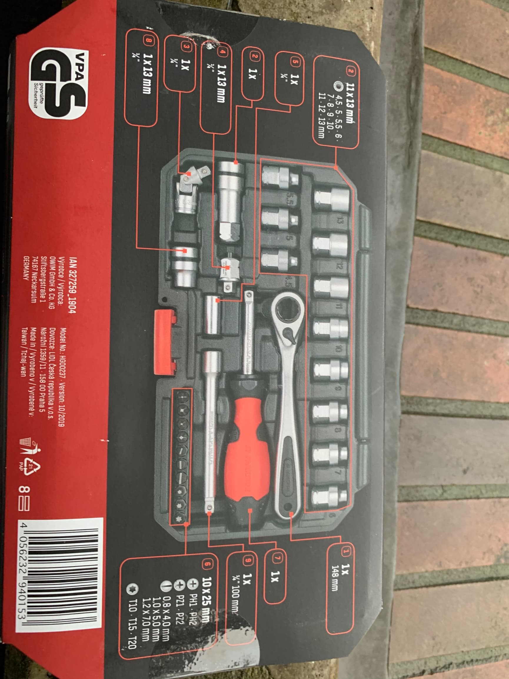 Dopsleutel set
