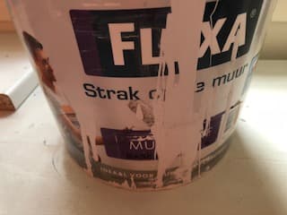 Flexa muurverf - licht blauw 1 a 2 liter