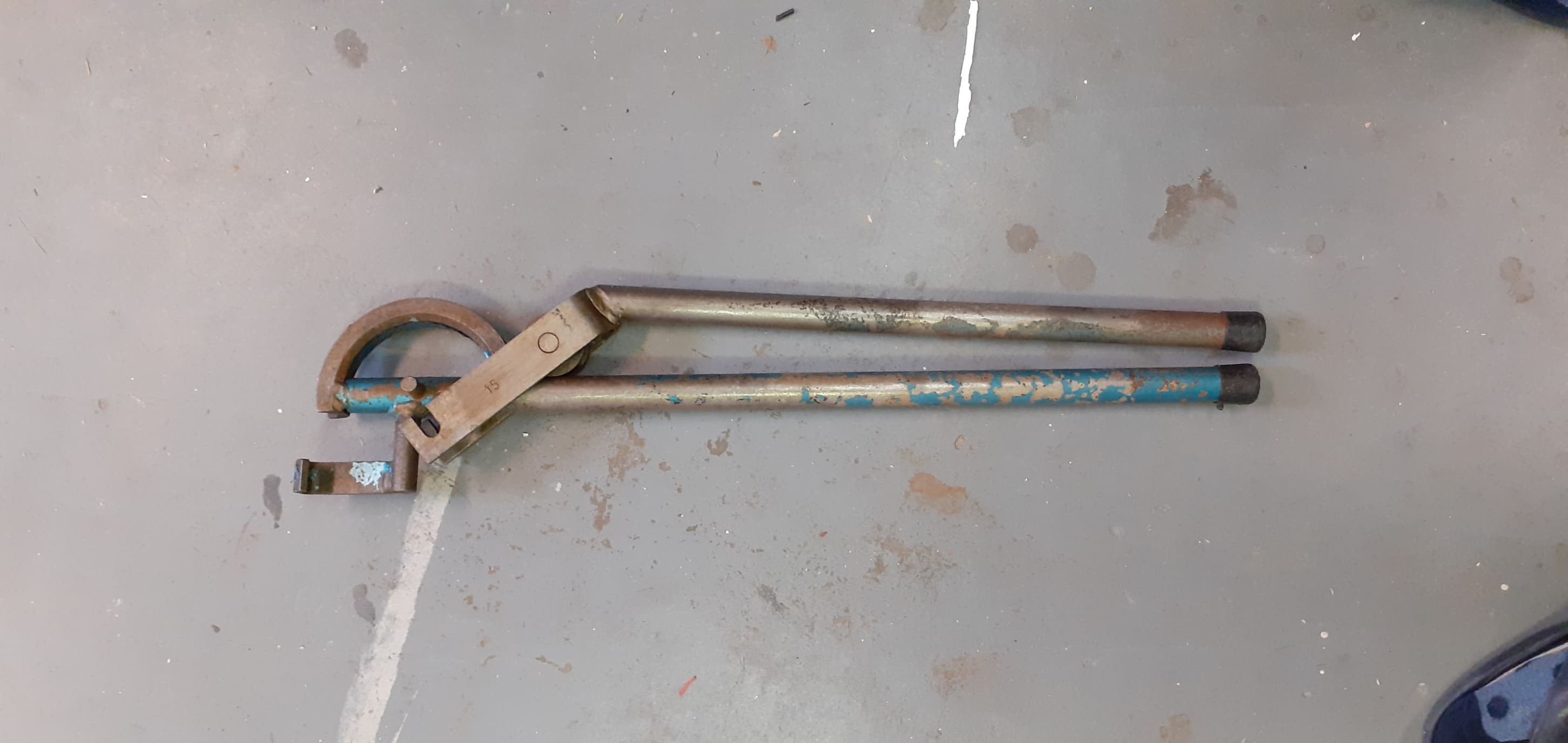 Buigijzer pijpen 15mm