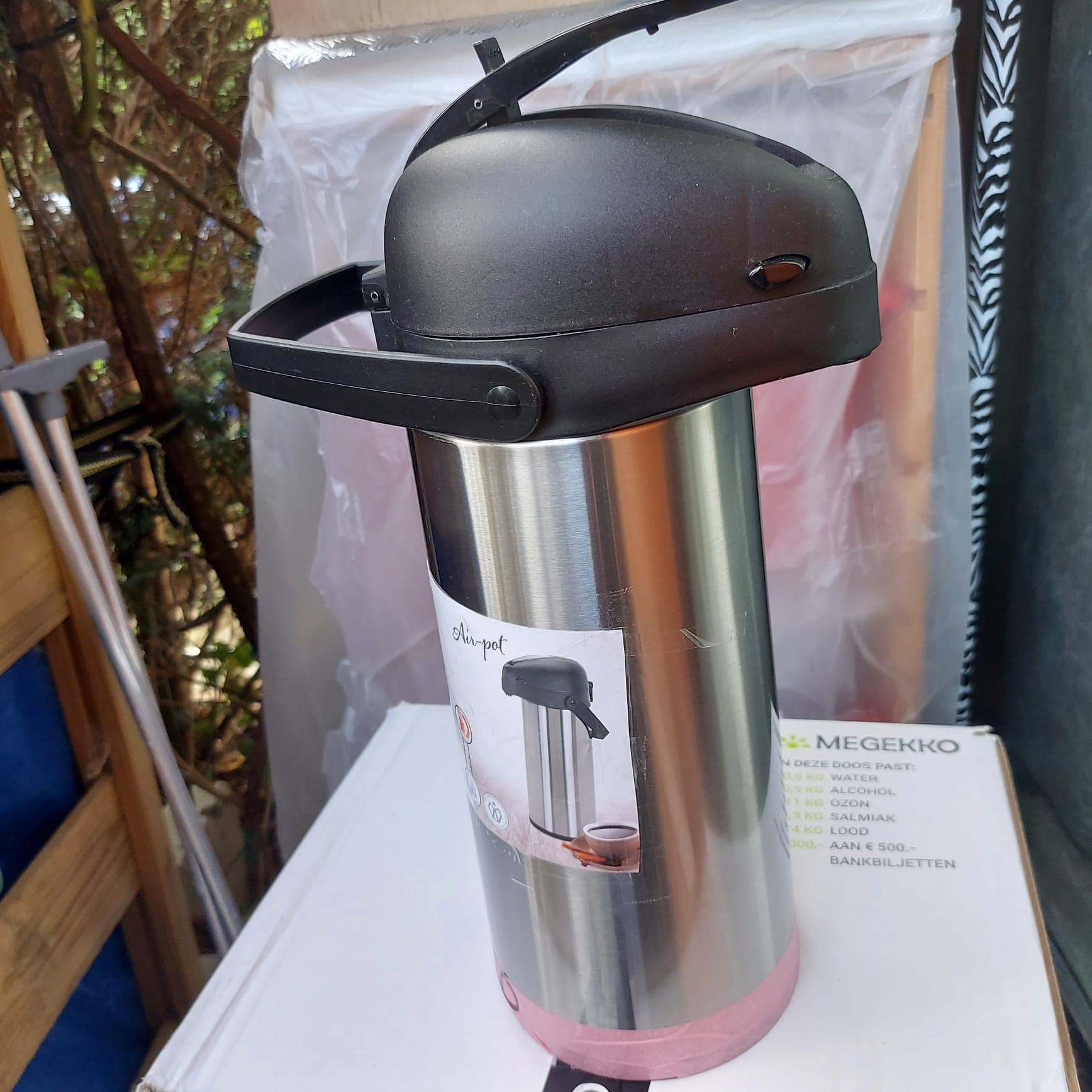 Thermoskan 1,5 ltr voor koffie 