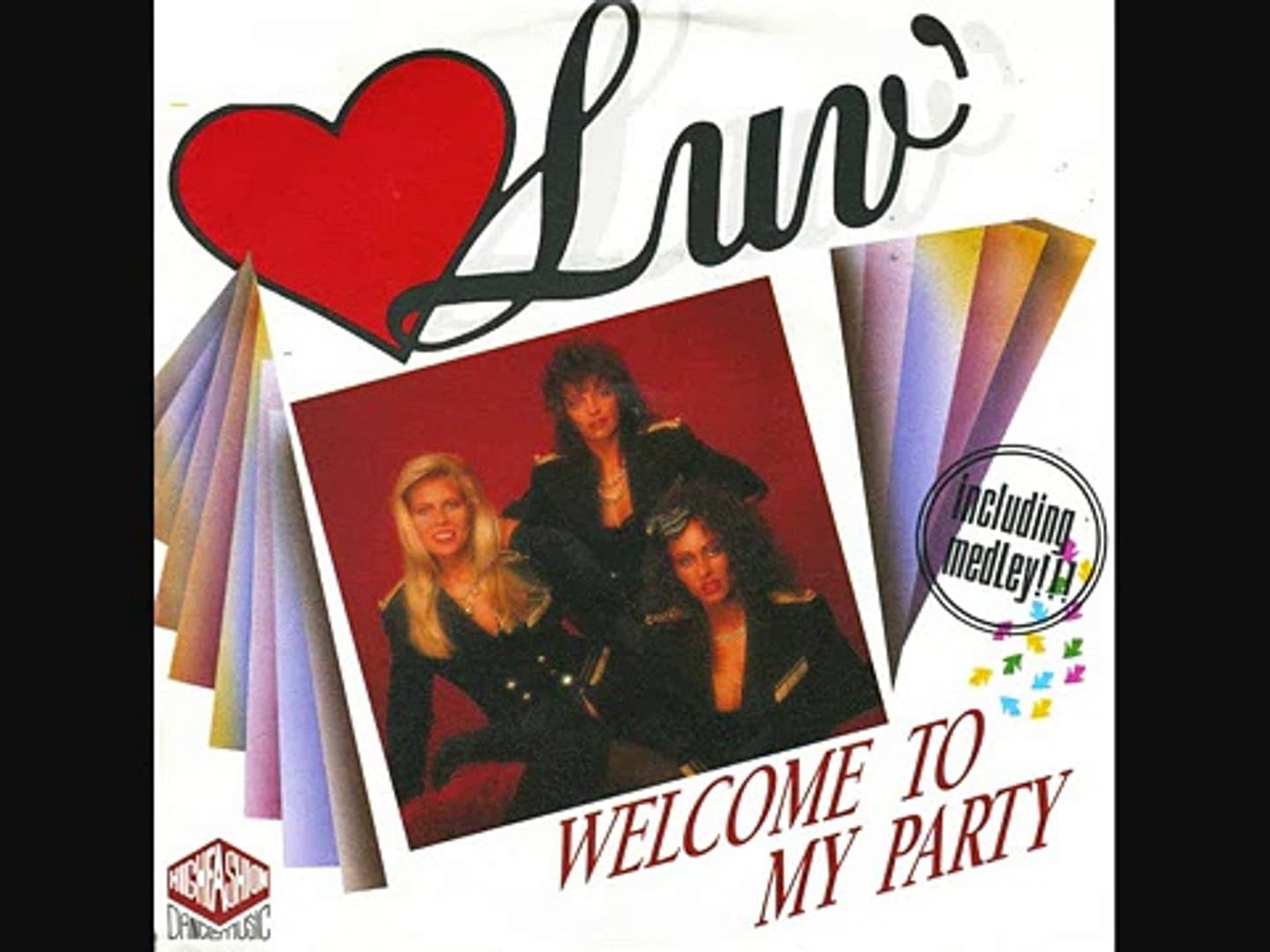 Luv' - Welcome To My Party (Marga Scheide) 1989. - C.D. Single.