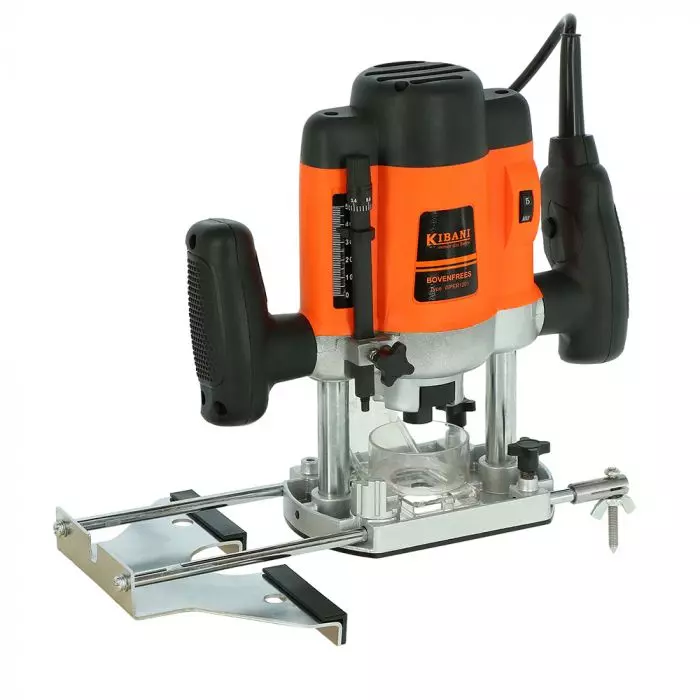 Bovenfreesmachine Kibani (incl. frezenset 12-delig + parallelgeleider)