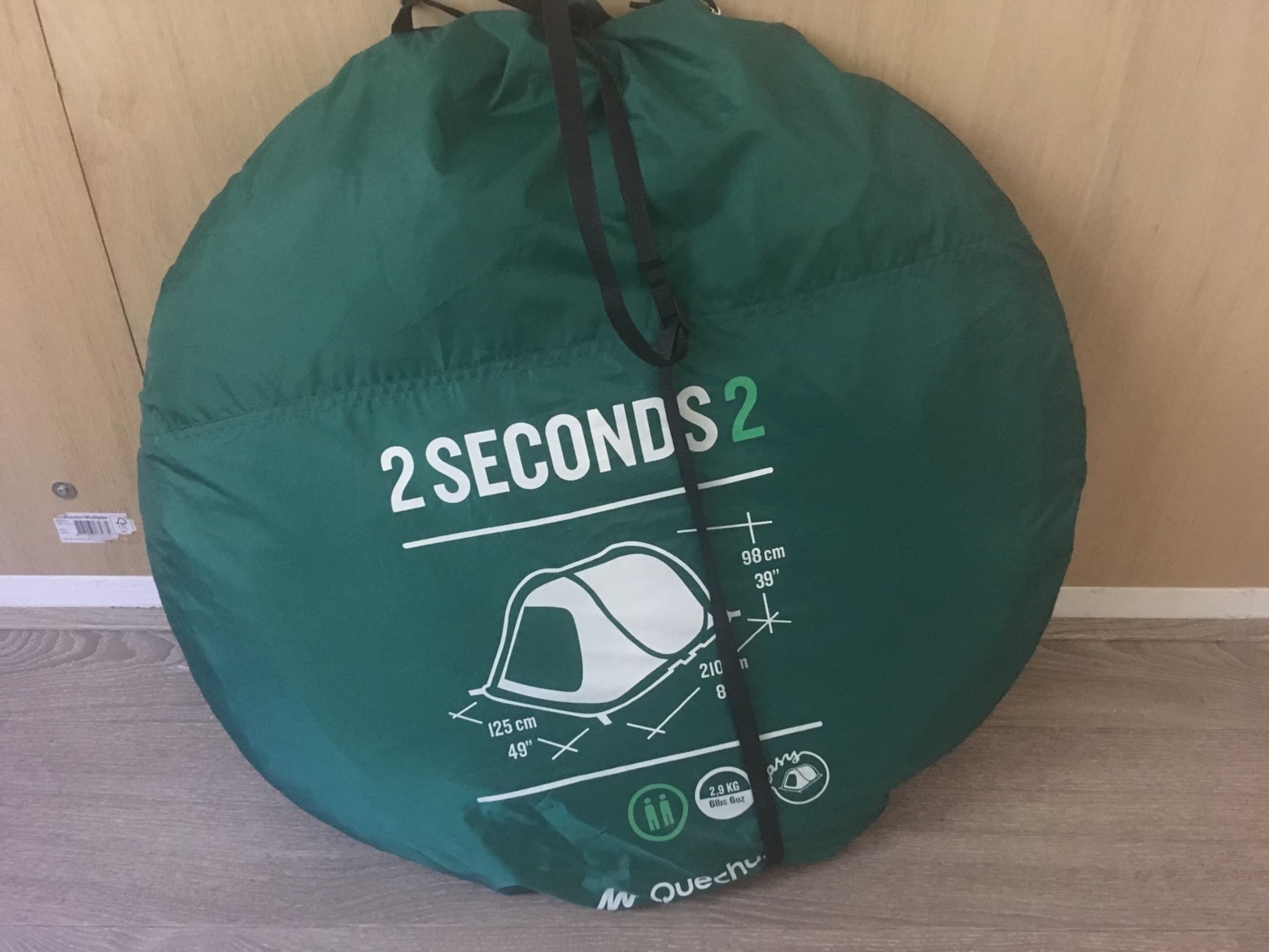 Tweepersoons Pop up kampeer tent 