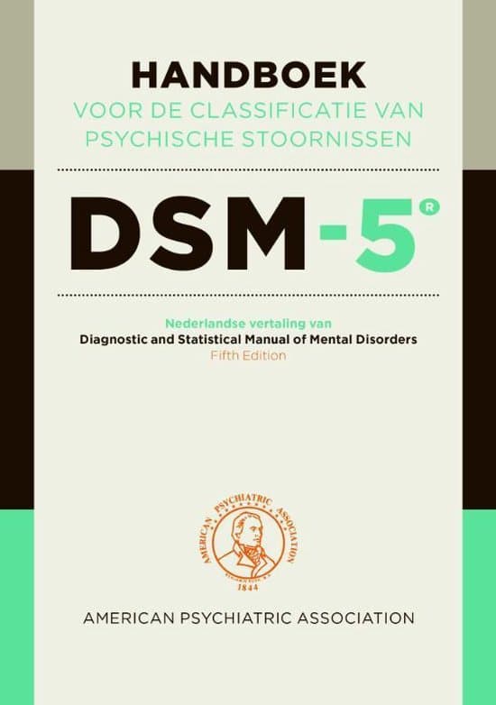 De DSM - 5  Handboek (Paperback) - Boek