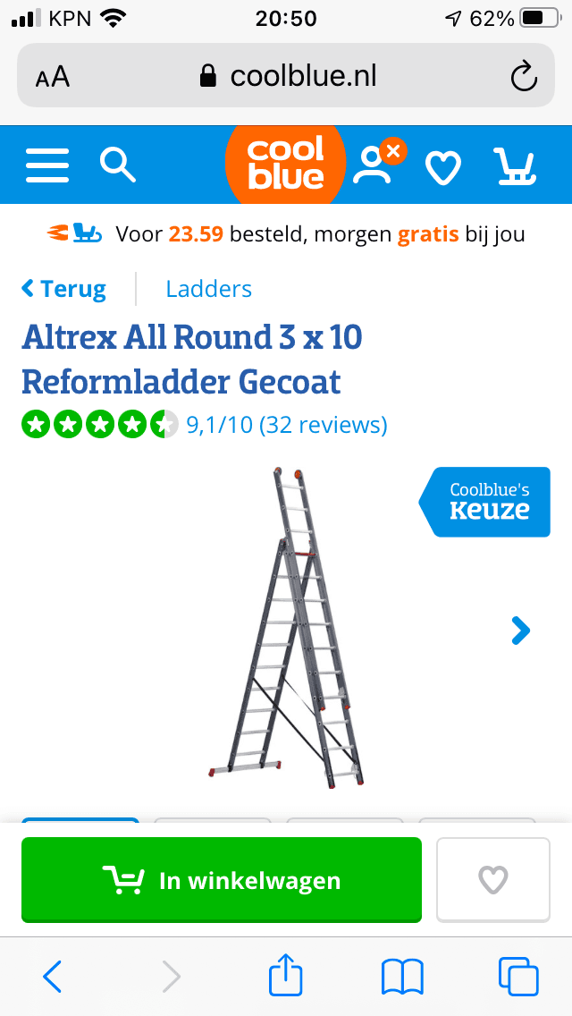 Reformladder 3-delig