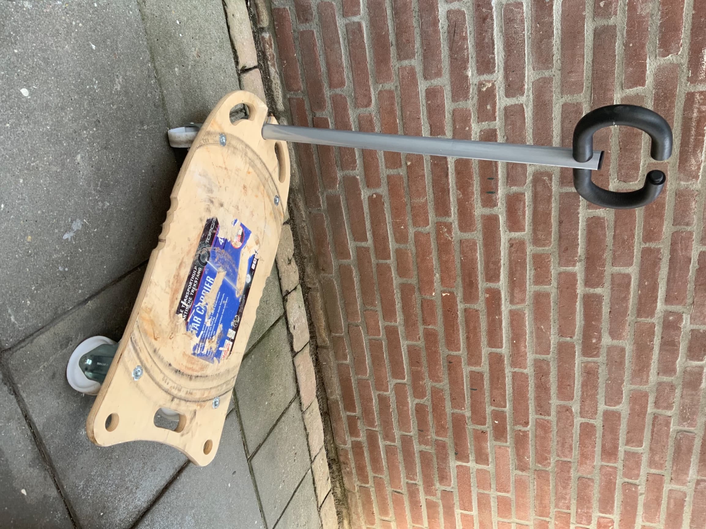 Transporthulp met trekstang