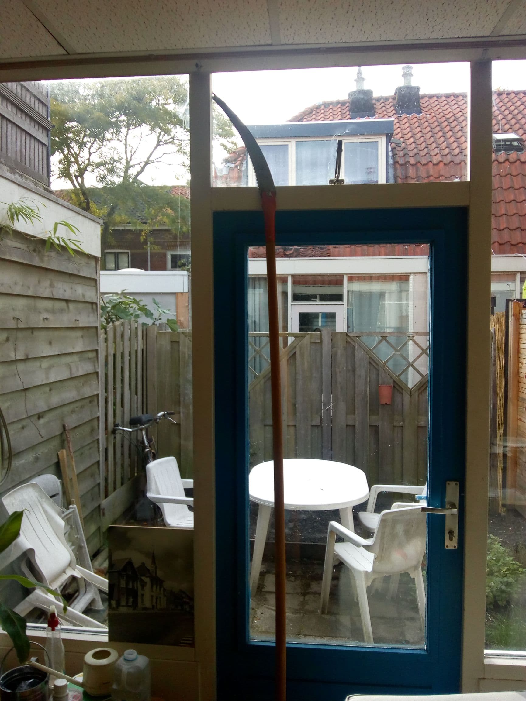 zaag op stok
