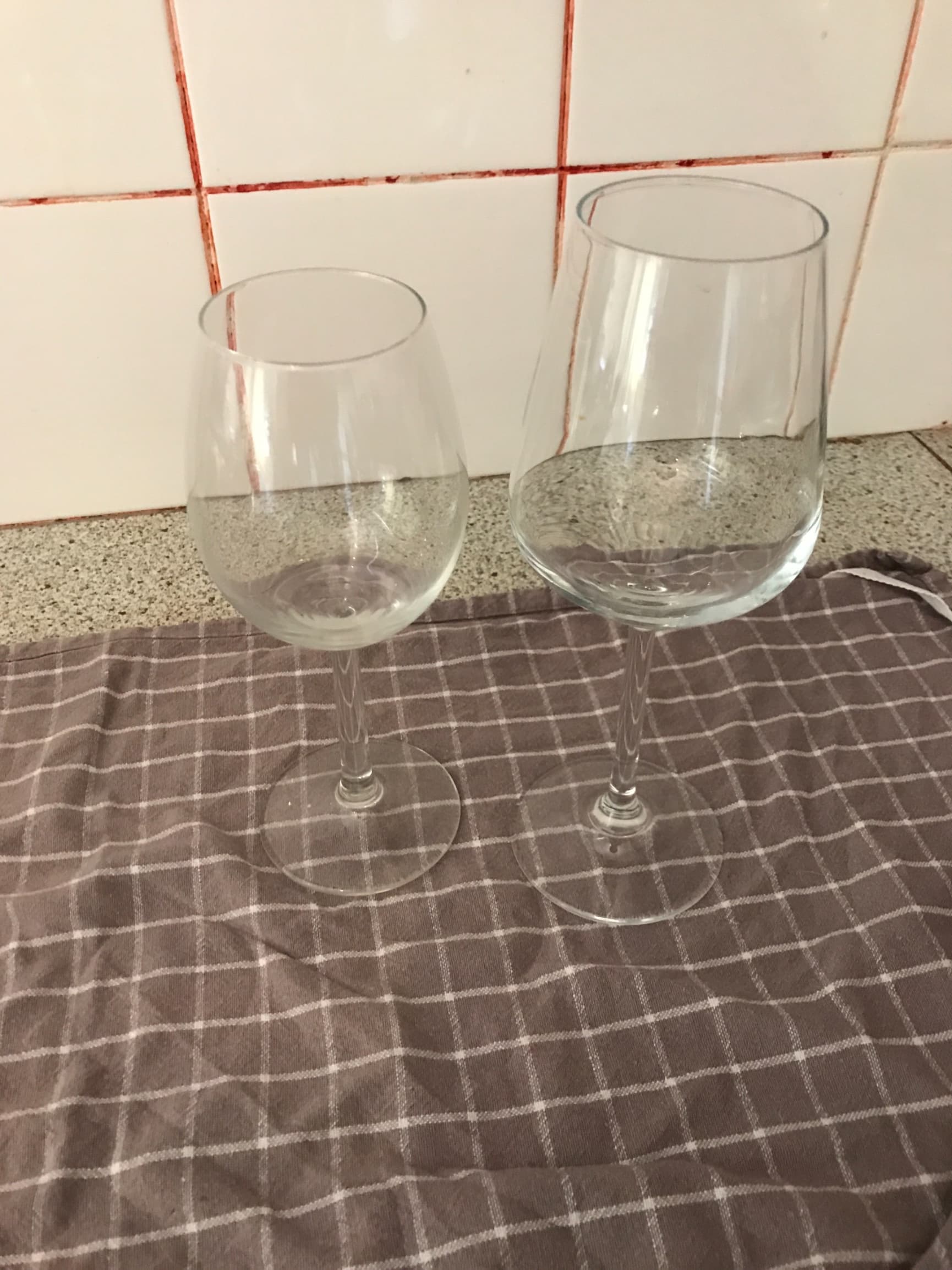 Witte wijnglazen