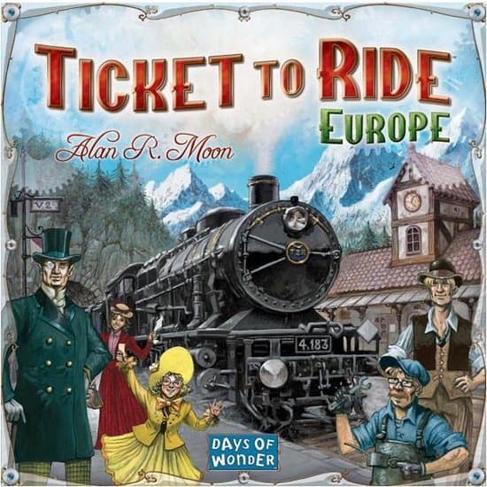 Ticket To Ride - Europe (eventueel met gratis uitbreidingsset)