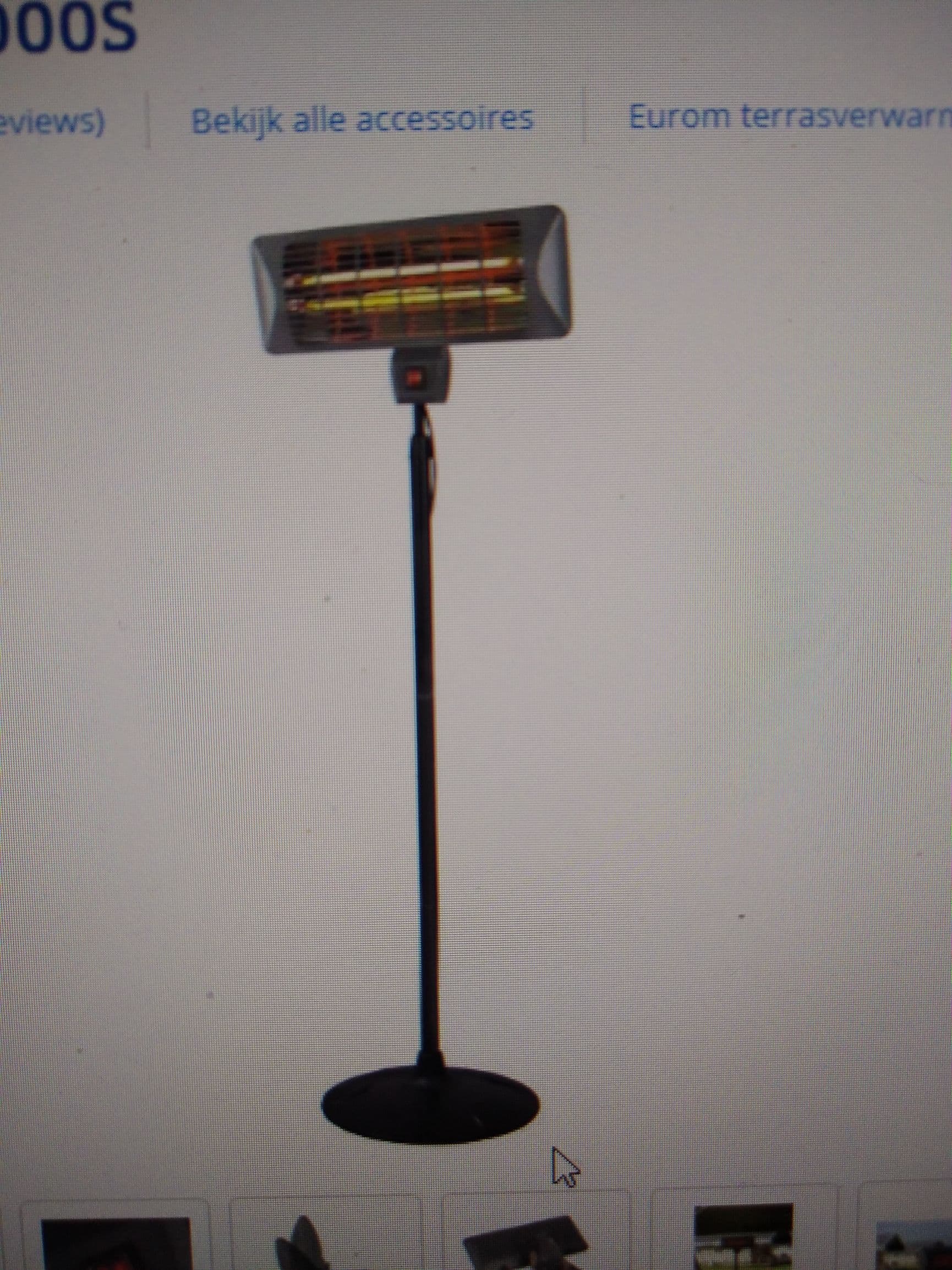 elektrische terrasverwarmer