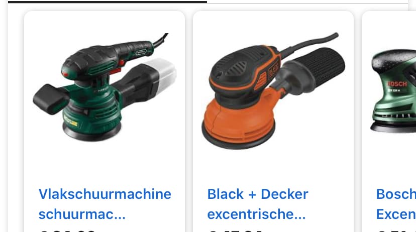 excentrische schuurmachine