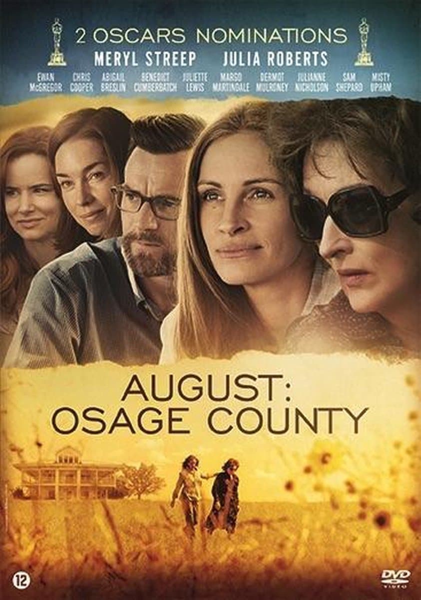 August Osage County (Meryl Streep & Julia Roberts) 2013. - DVD