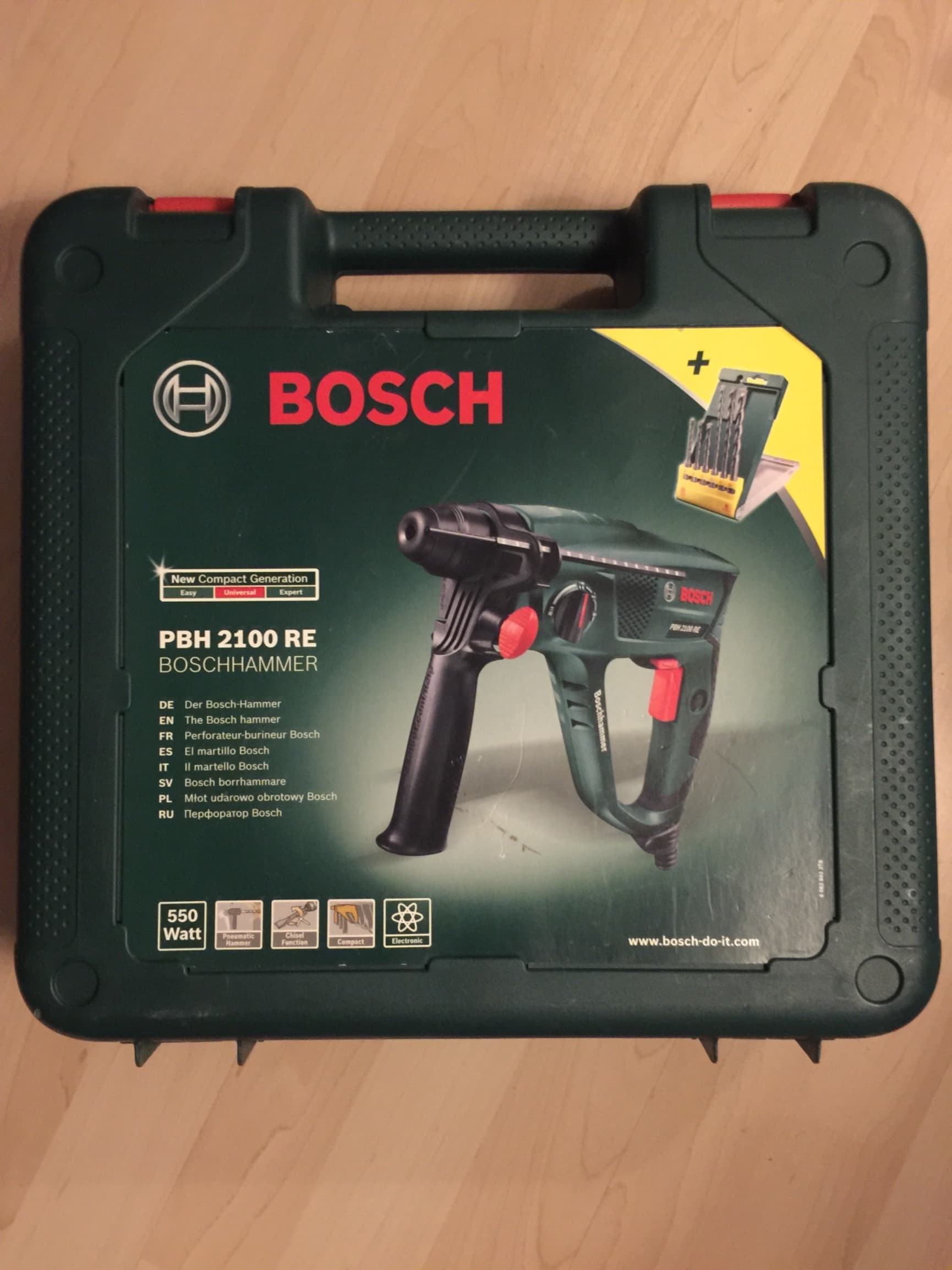 Boorhamer (met setje boren)