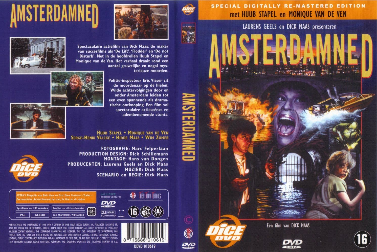 Amsterdamned (Dick Maas) 1988. - DVD