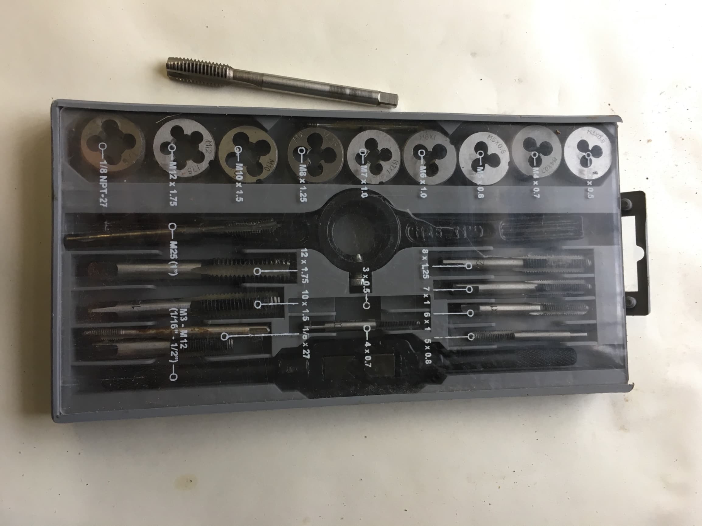 Tap snij set