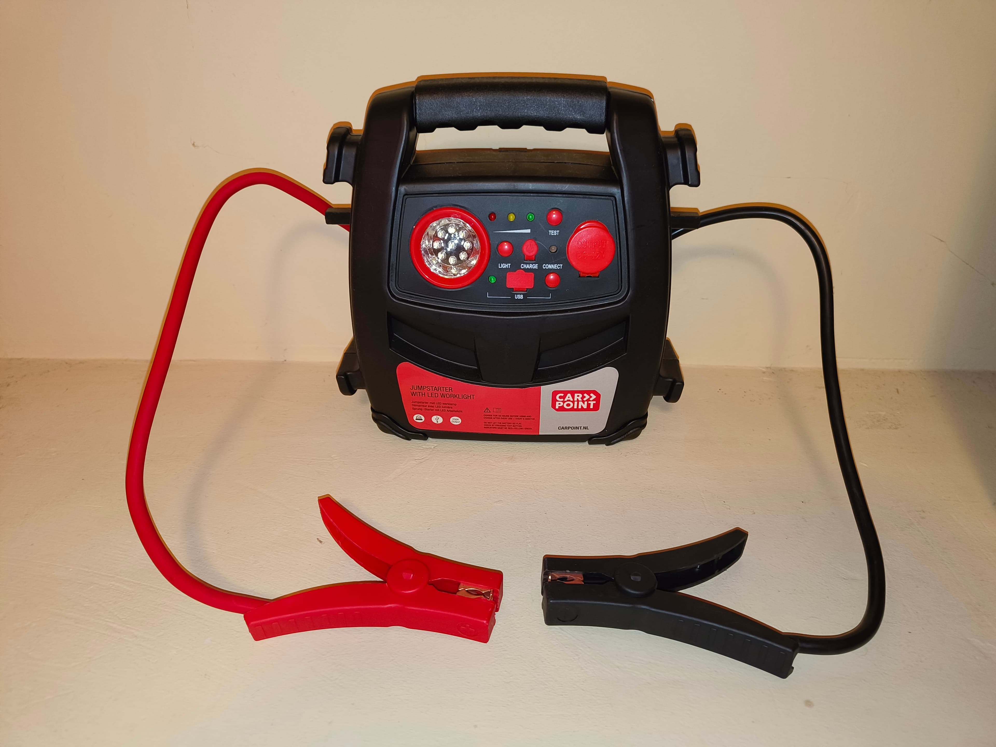 Accubooster / startkabels / jumpstarter / starthulp