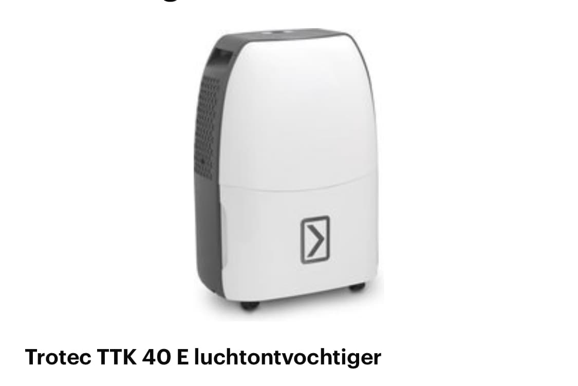 Luchtontvochtiger #watersnoodramp