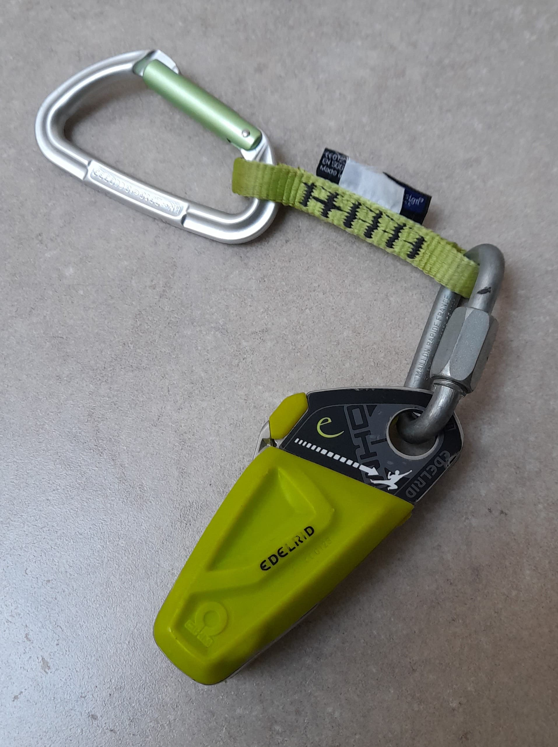 Ohm Edelrid - zekeren met gewichtsverschil