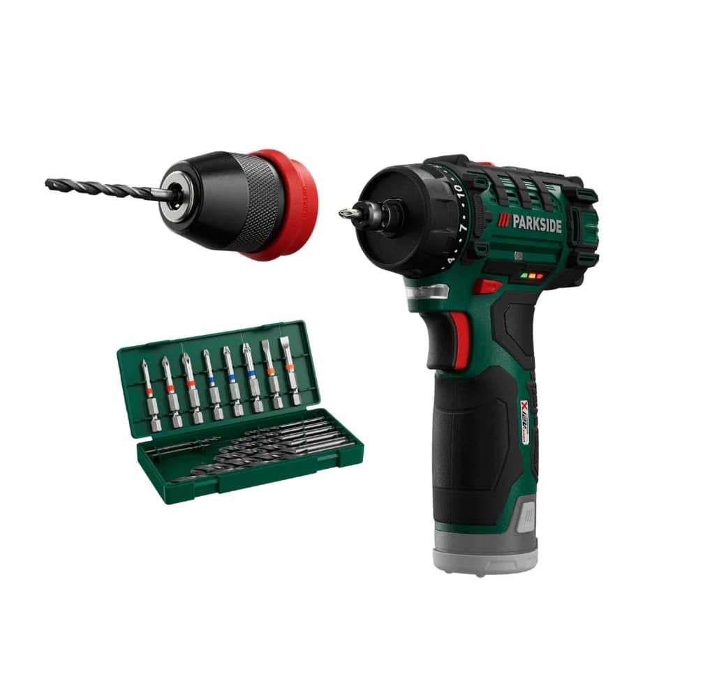 Parkside 12V accu schroefboormachine