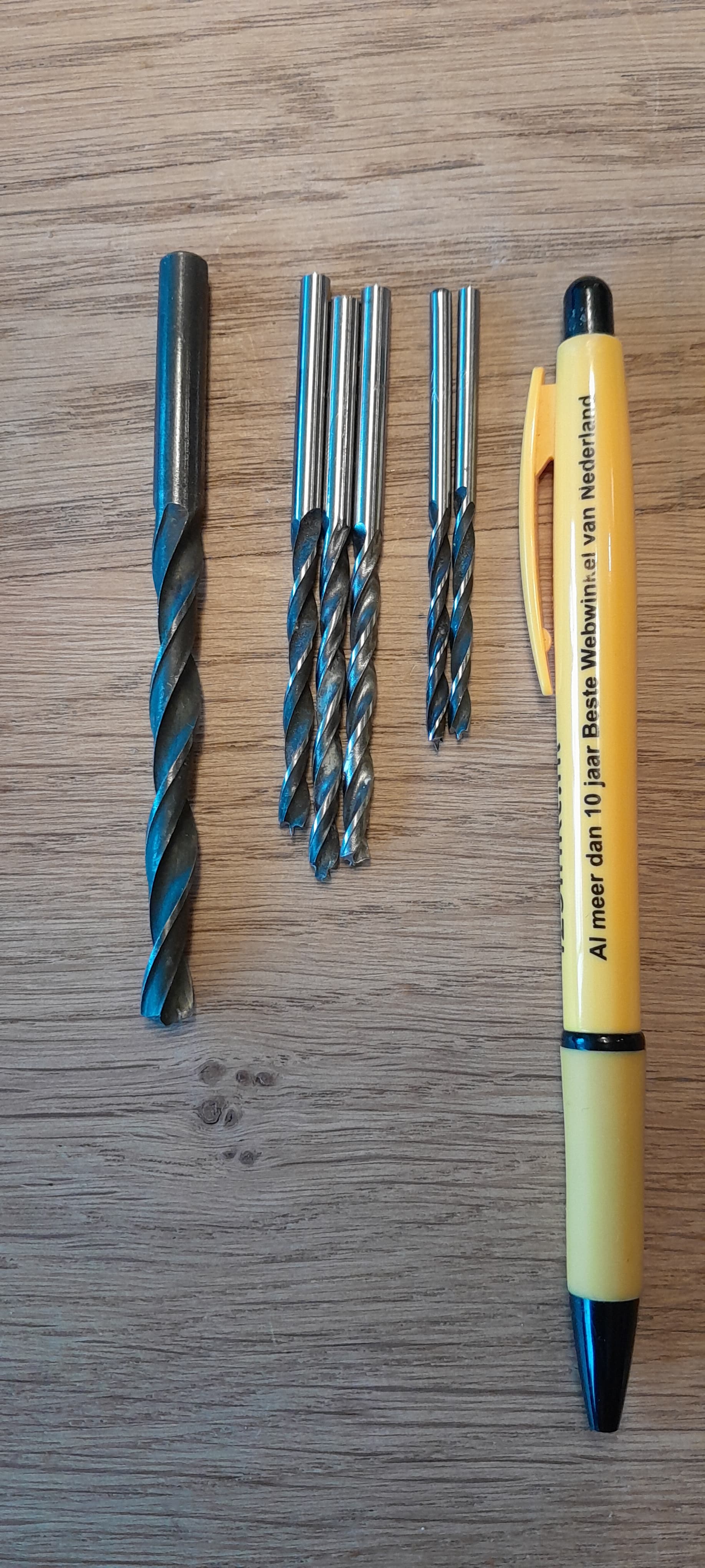 Boortjes voor boormachine