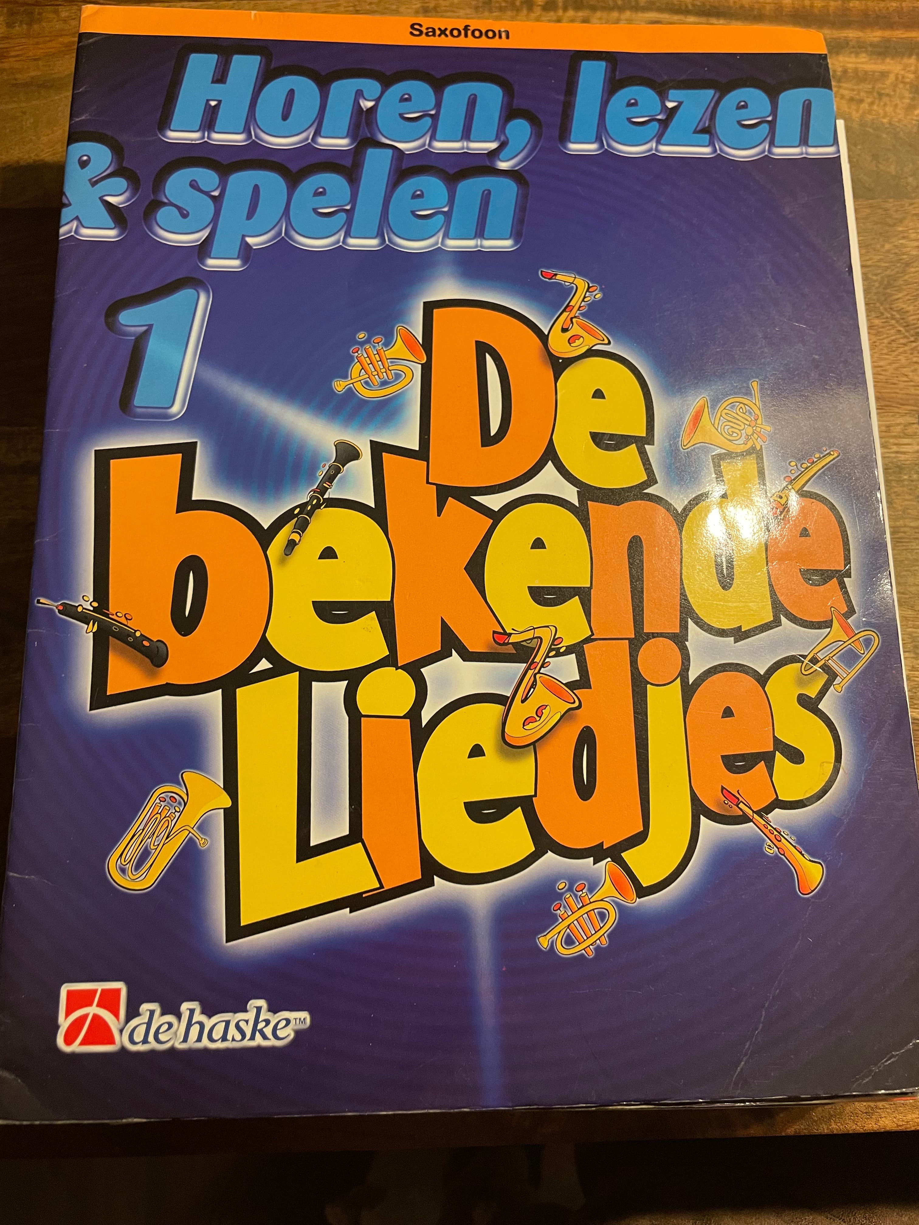 Horen, lezen & spelen 1 - bekende liedjes (alt sax)