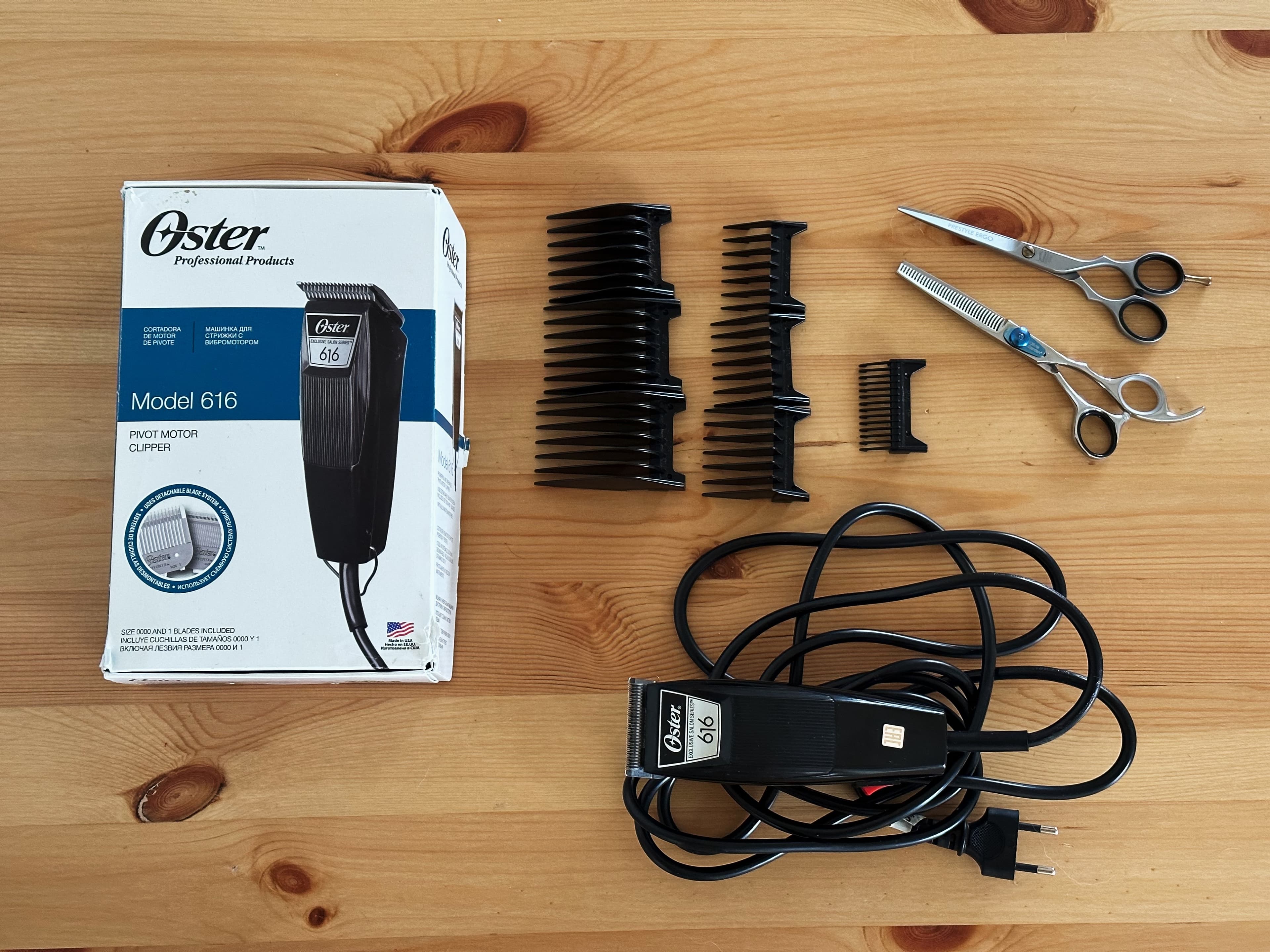 Trimmer en tondeuse (met afstandhouders en schaar)